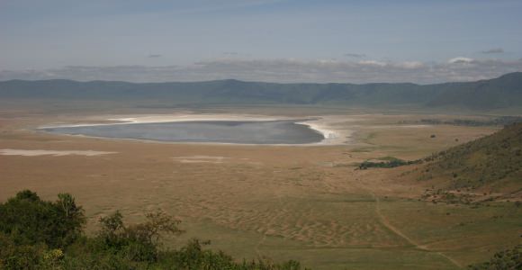 Uitzicht vanaf de kraterrand 